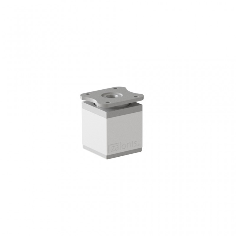 LEG KM 40x40 / MAT ALUMINIUM